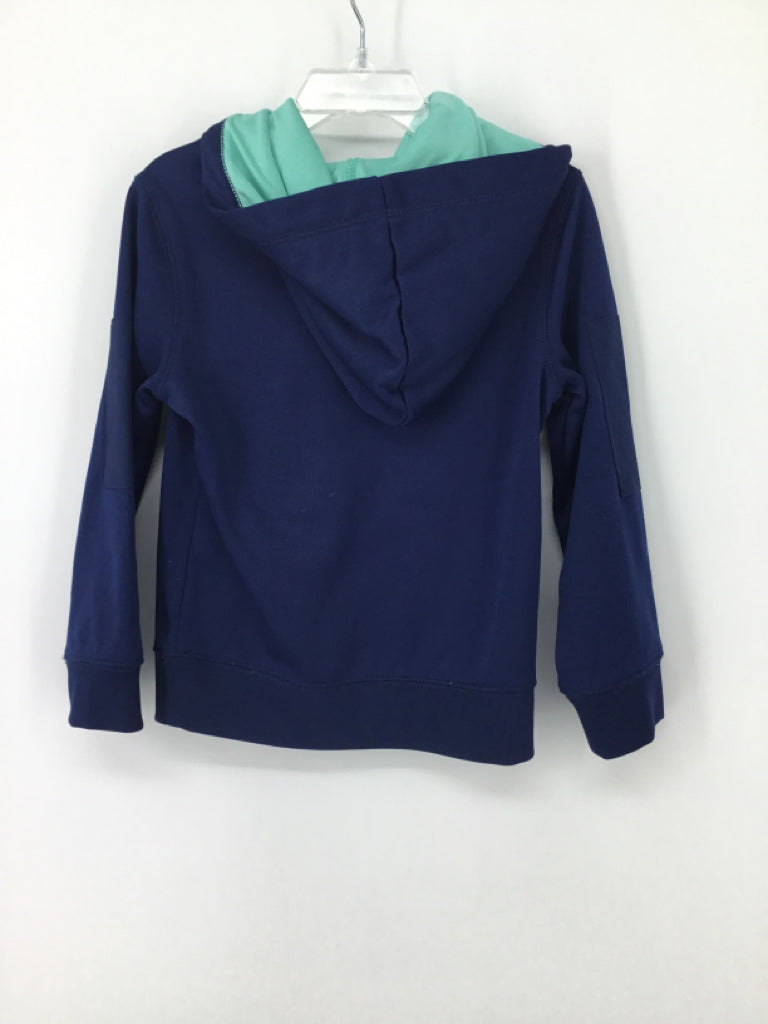 Lands' End Child Size 2 Navy screen printed Sweatshirt - boys
