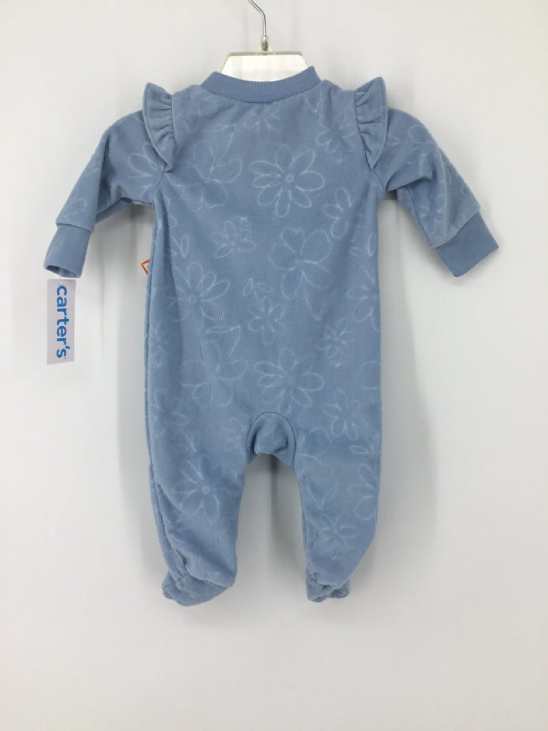 Carter's Child Size 3 Months Blue Sleepers