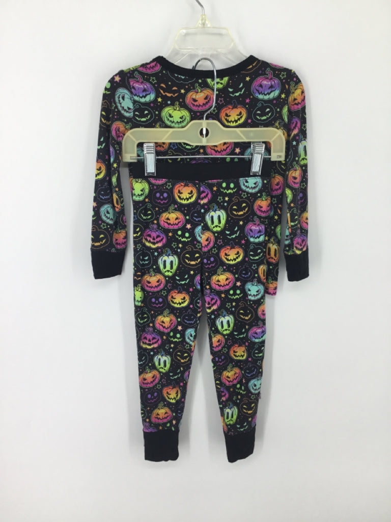 Little Pop Crew Child Size 2 Black Halloween Pajamas