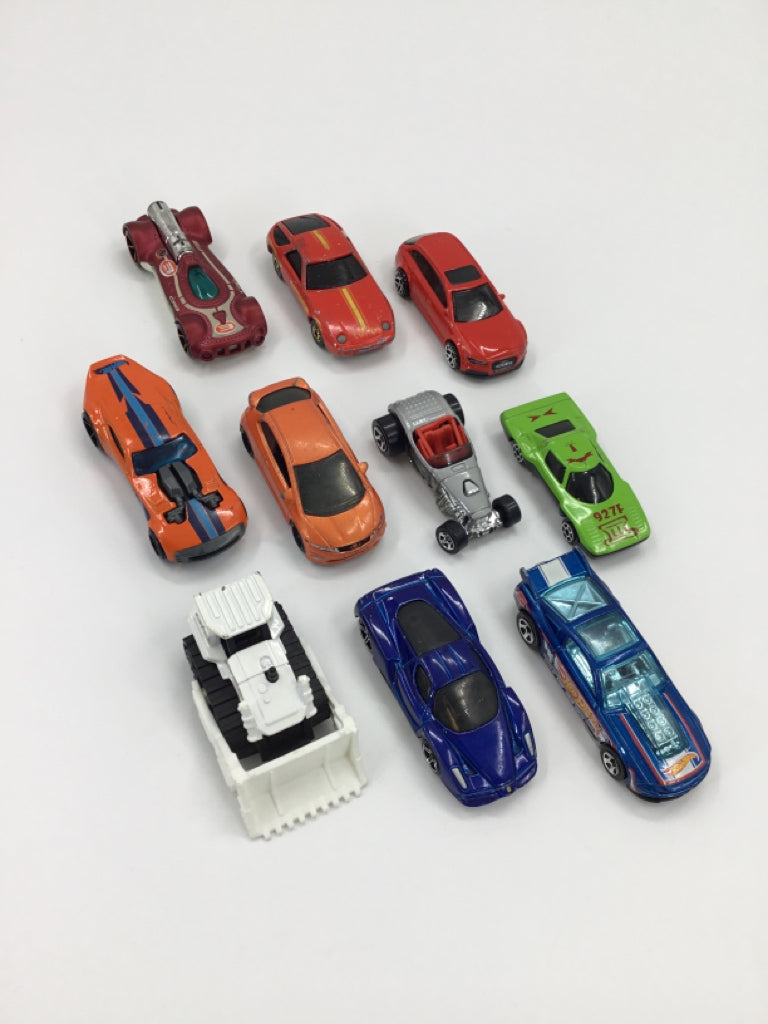 Hot Wheels Set of 10 Assorted Vehicles