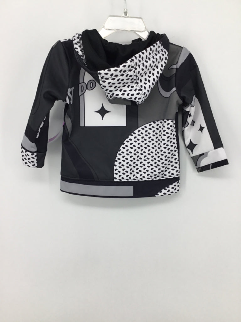 Nike Child Size 12 Months Black Print Hoodie - boys