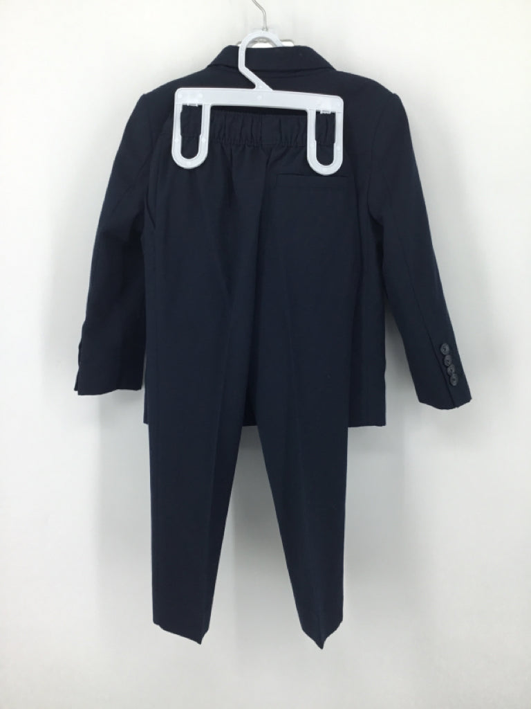Cat & Jack Child Size 4 Navy Solid Suit - boys