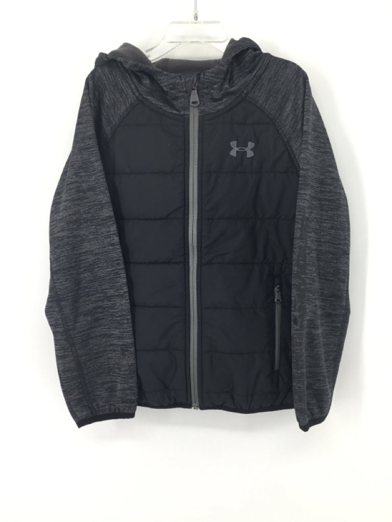 Under Armour Child Size 7 Black Solid Outerwear - boys