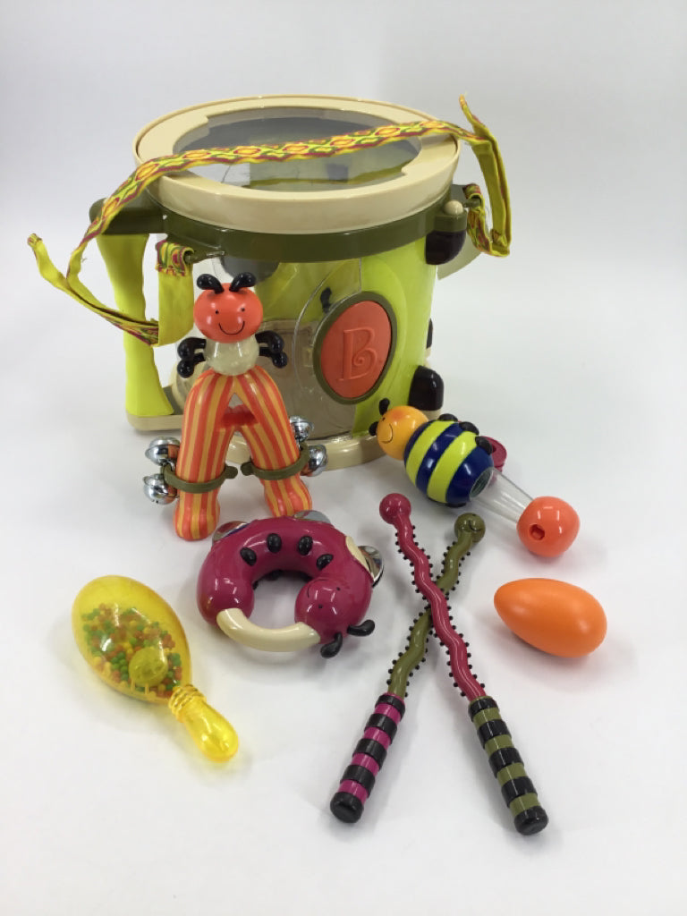 B Toys Drum and Musical Instrument Set