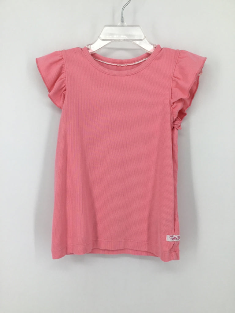 Ruffle Butts Child Size 4 Pink Shirt - girls