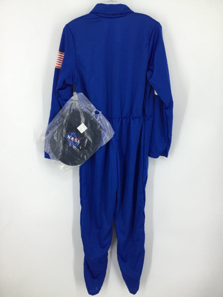 brandless Child Size 10 Blue Young Astronaut Halloween Costume