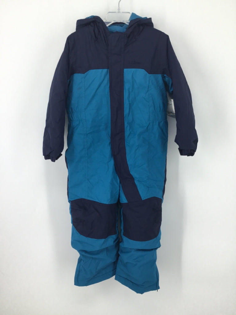 LL Bean Child Size 4 Blue Solid Outerwear - boys