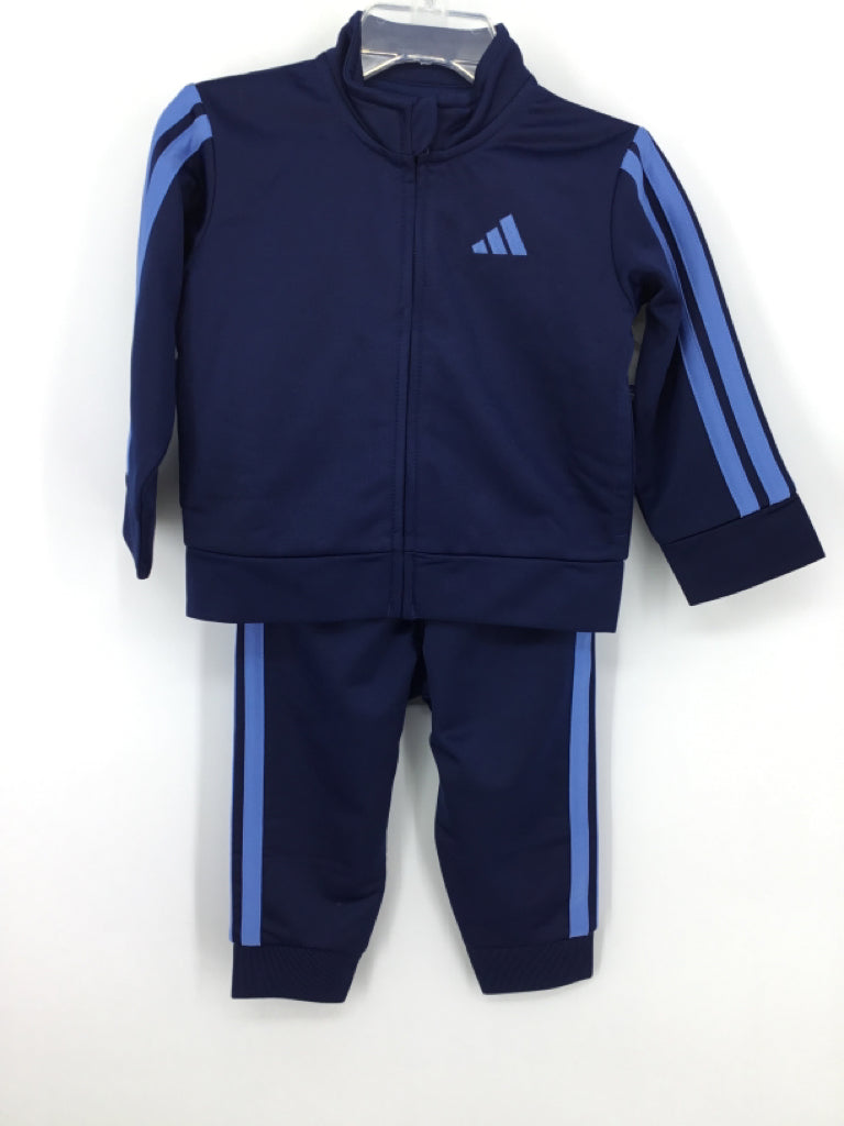 Adidas Child Size 12 Months Blue Solid Outfit - boys