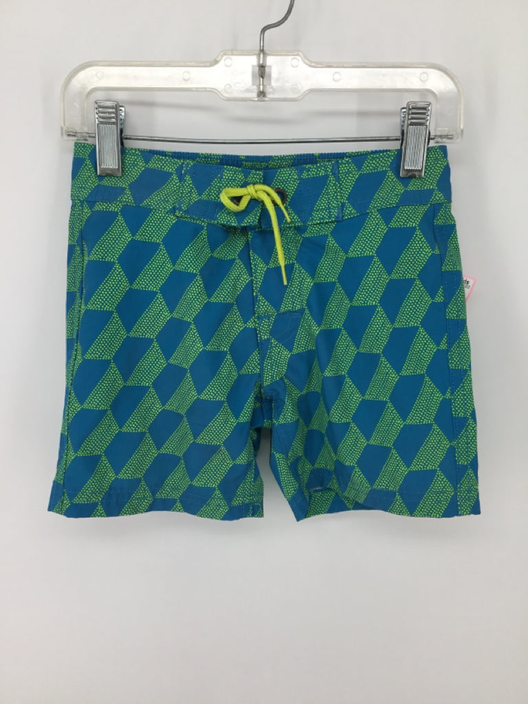 Crewcuts Child Size 3 Blue Print Swimwear - boys