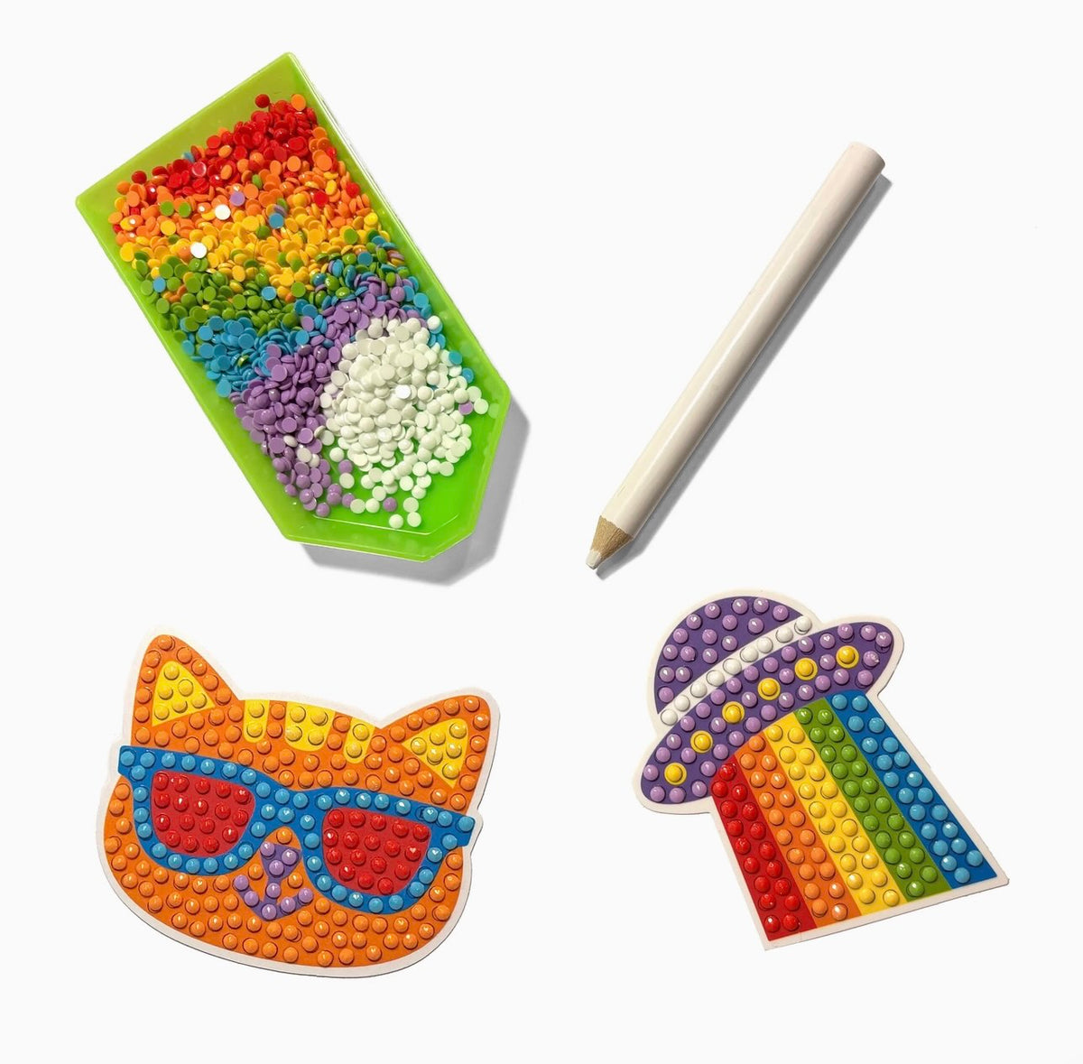 Ooly - Mini Razzle Dazzle DIY Gem Sticker Kit (Happy Stuff)