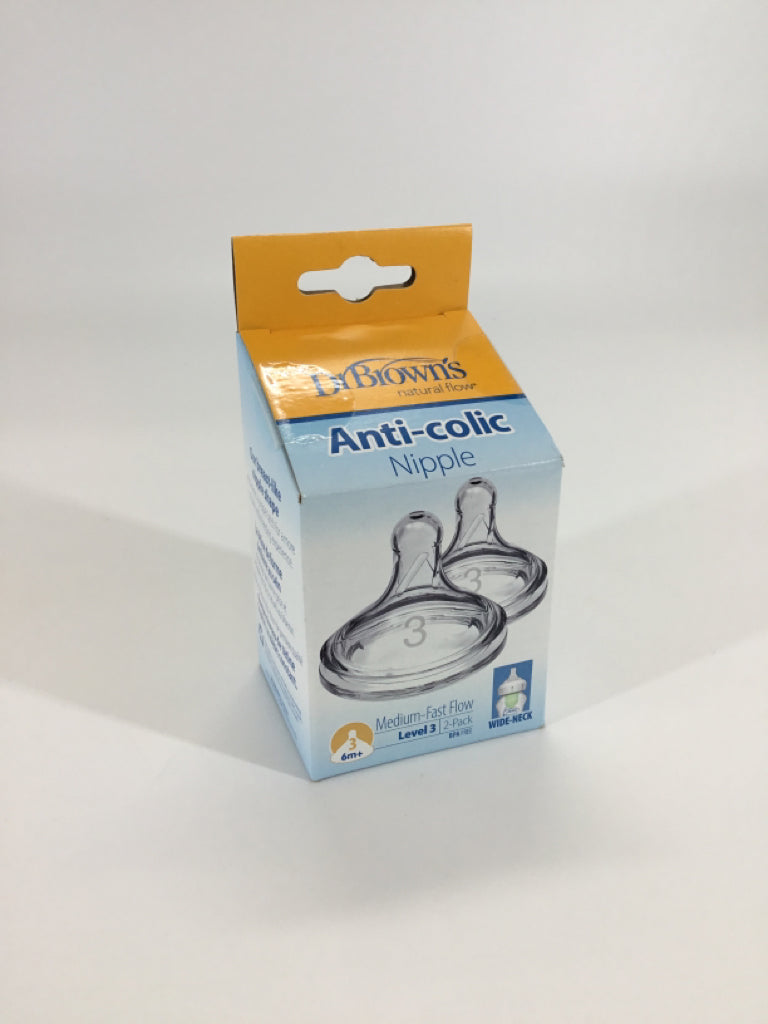 Dr Browns Anti-colic Nipple Set of 2