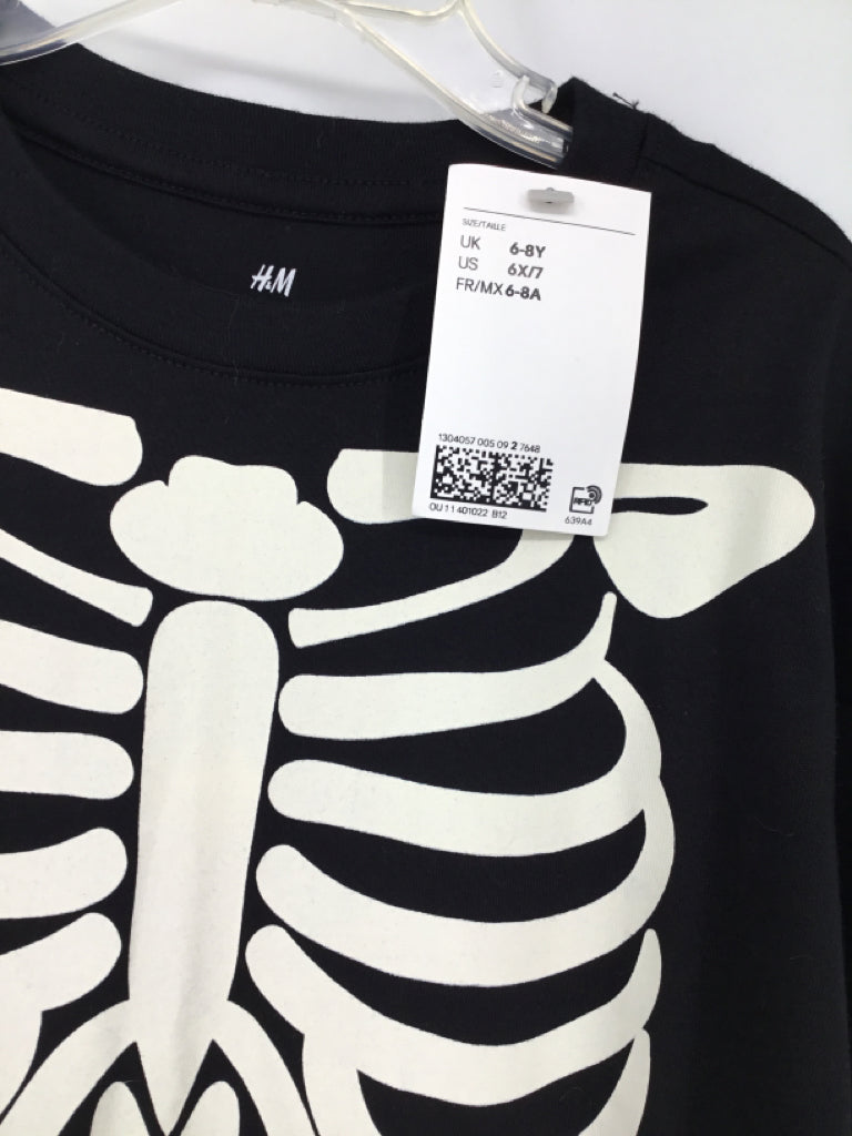 H & M Child Size 6 Black Halloween T-Shirt