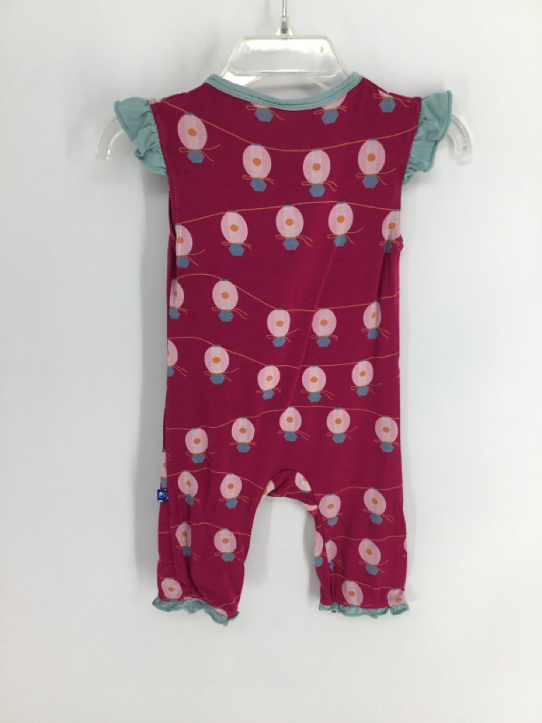 Kickee Pants Child Size 3-6 Months Pink Outfit - girls