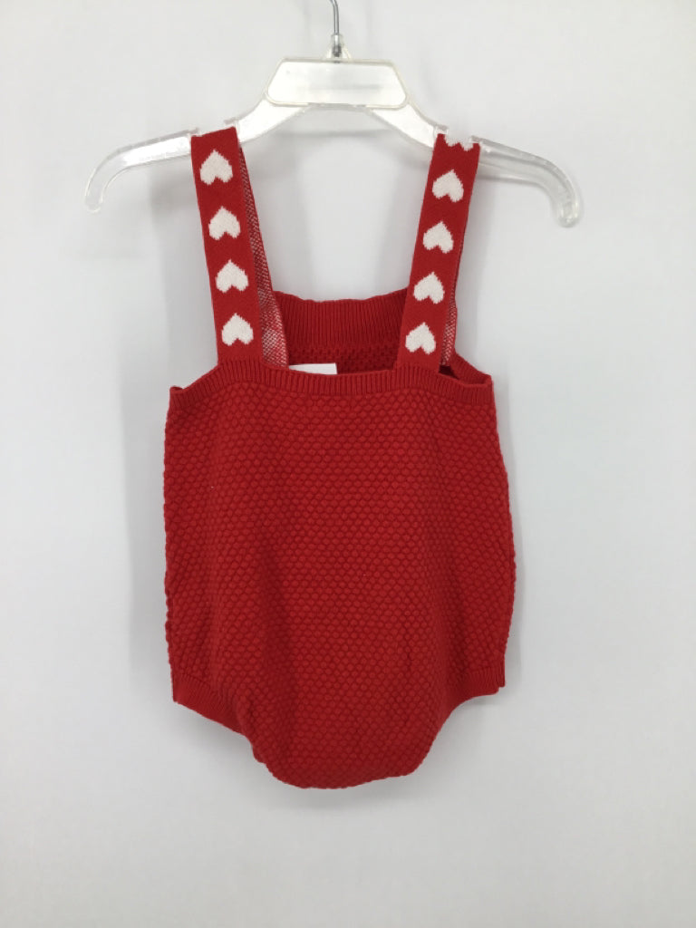 Cat & Jack Child Size 12 Months Red Valentine's Day Outfit