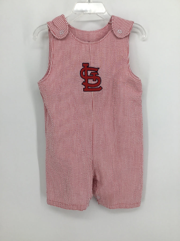Handmade Child Size 3 Red Cardinals Outfit - boys