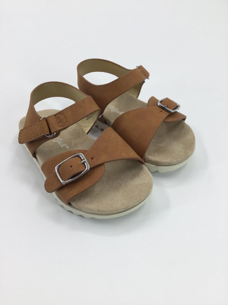 Cat & Jack Child Size 6 Toddler Tan Sandals/Flip Flops