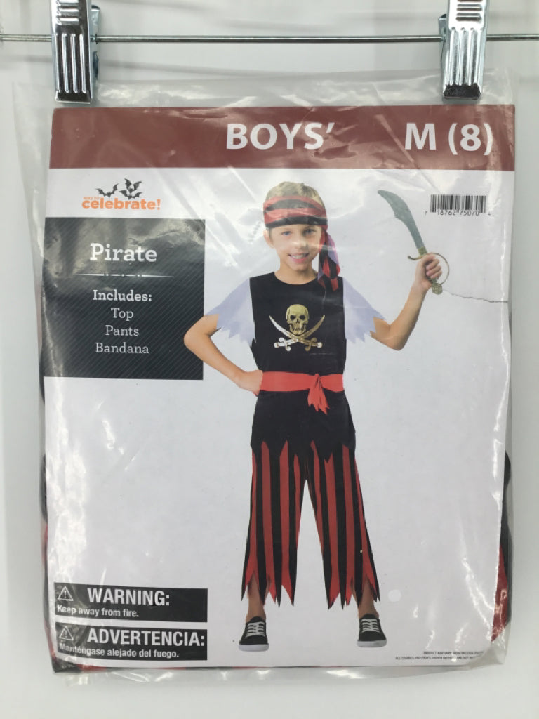 Celebrate! Child Size 8 Black Pirate Halloween Costume