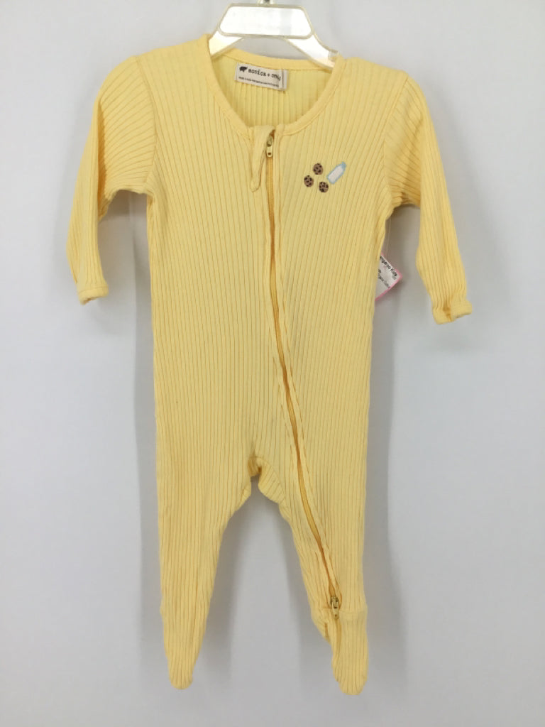 Monica + Andy Child Size 6-9 Months Yellow Sleepers