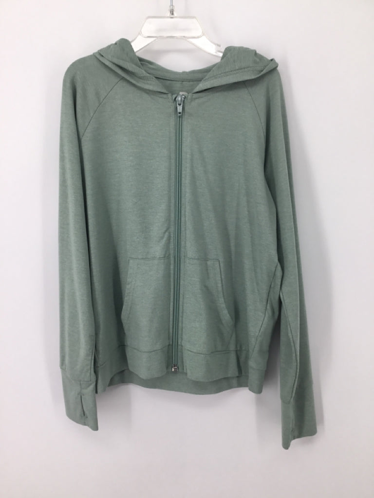 Runway Child Size 6 Green Hoodie - girls