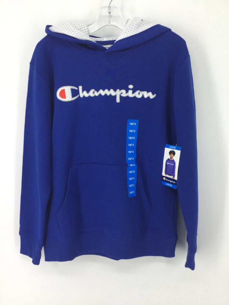 Champion Child Size 10 Blue Embroidered Sweatshirt - boys