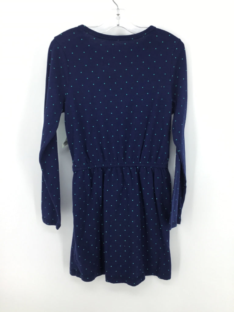 Lands' End Child Size 10 Navy Dress - girls