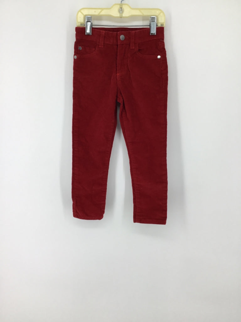 Peyton & Parker Child Size 5 Red Solid Pants - boys