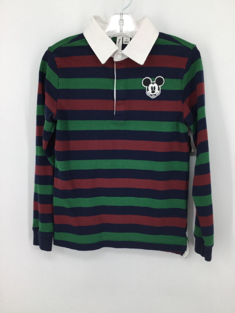 Janie and Jack Child Size 10 Multi-Color Stripe Shirt - boys