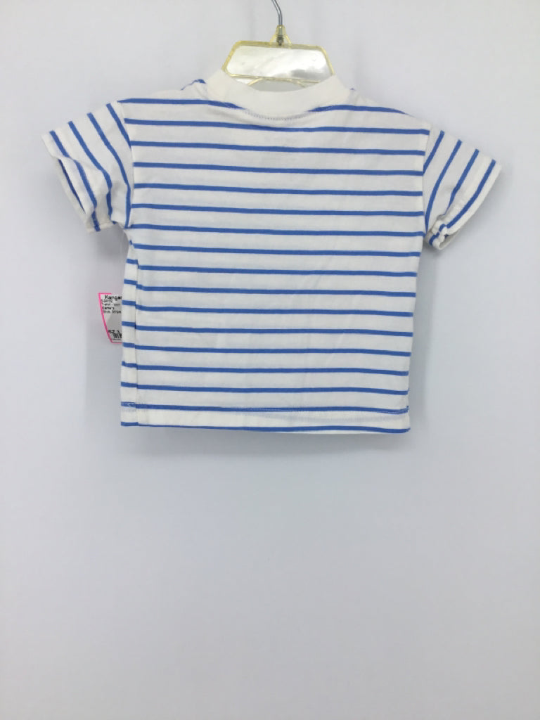 Carter's Child Size 3 Months Blue Stripe T-shirt - boys