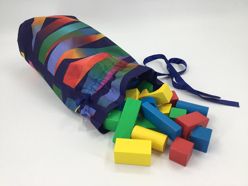 Colorful Wooden Building Blocks