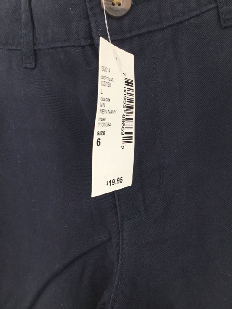 Childrens Place Child Size 6 Navy Solid Pants - boys