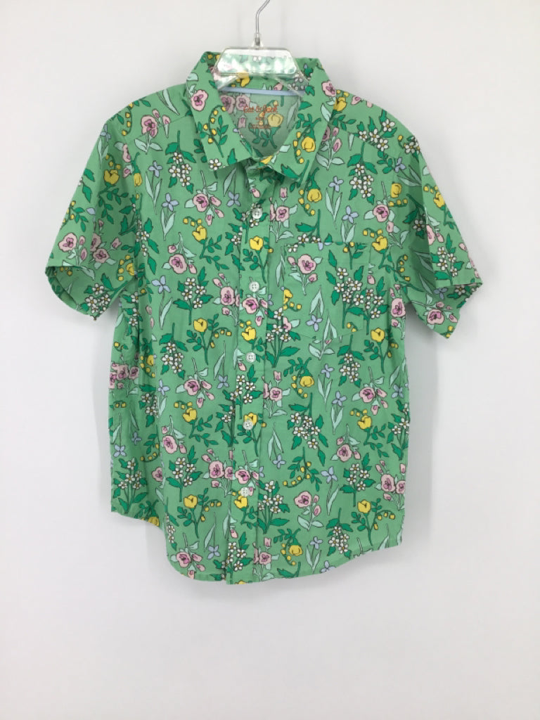 Cat & Jack Child Size 6 Green Print Shirt - boys