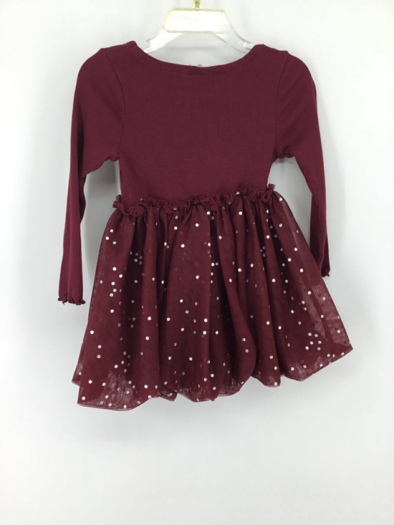 Baby Gap Child Size 2 Burgundy Dress - girls