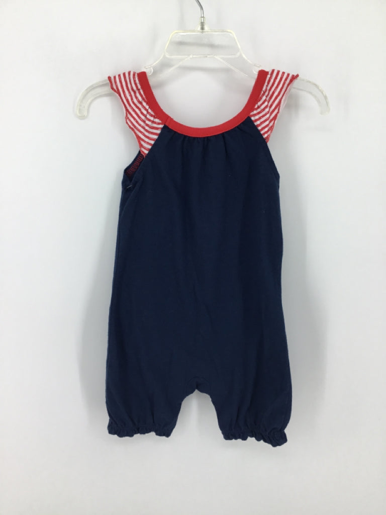Celebrate! Child Size 6-9 Months Navy Stars & Stripes Outfit