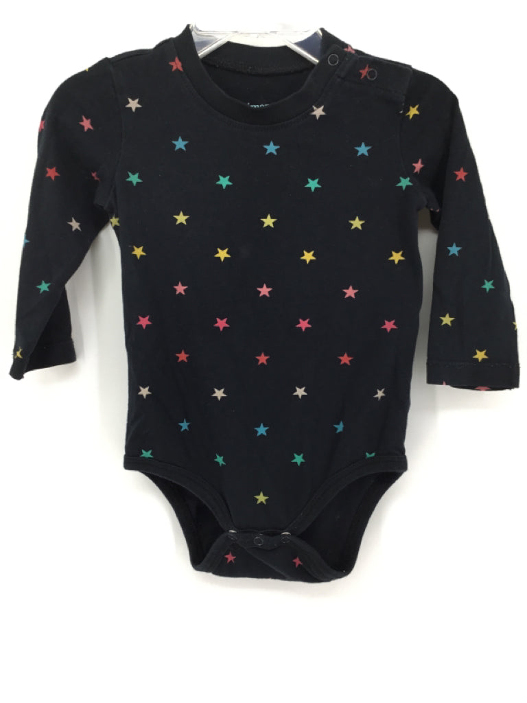 primary Child Size 12-18 Months Black Onesie