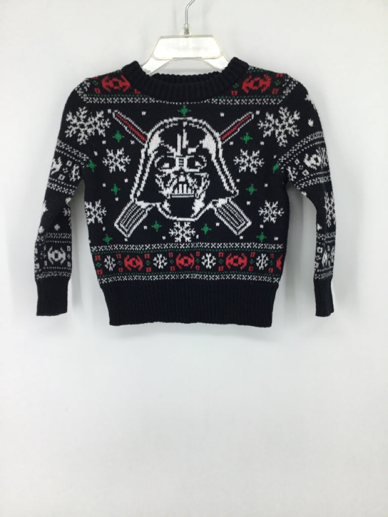 Star Wars Child Size 12 Months Black Character Sweater - boys
