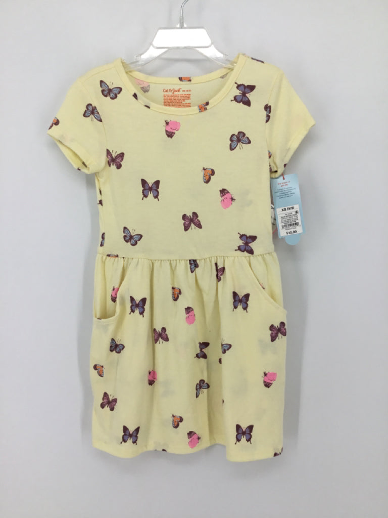 Cat & Jack Child Size 4 Yellow Dress - girls
