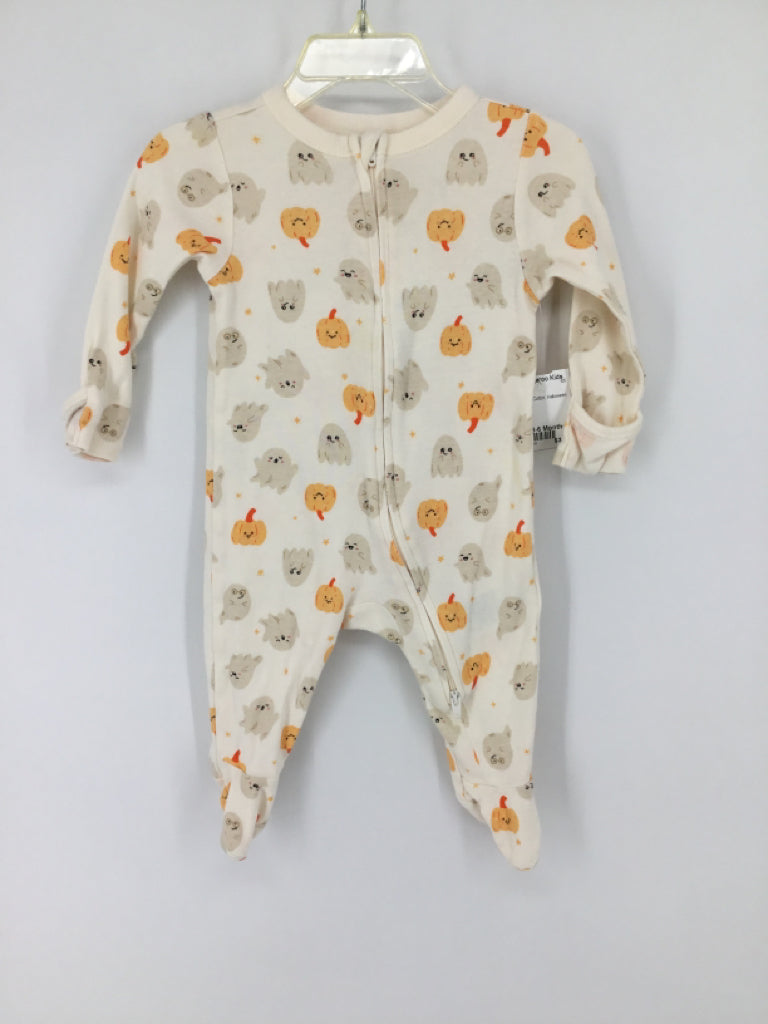 Old Navy Child Size 3-6 Months Cream Halloween Sleeper
