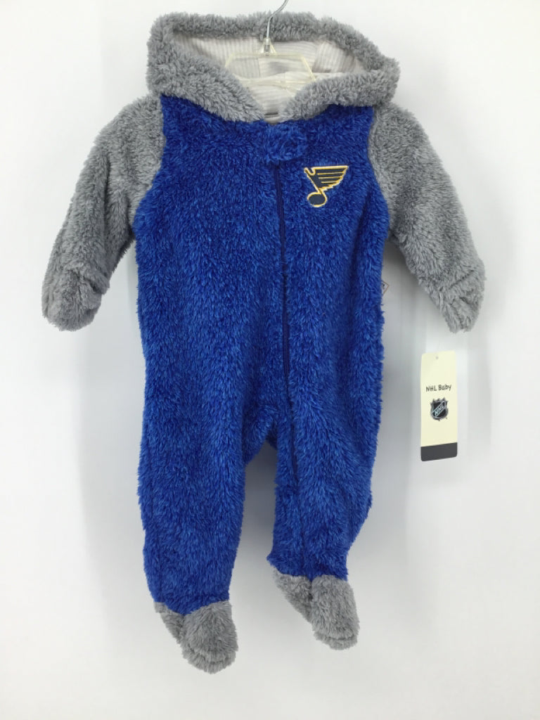 NHL Child Size 3-6 Months Blue Blues Jacket - boys