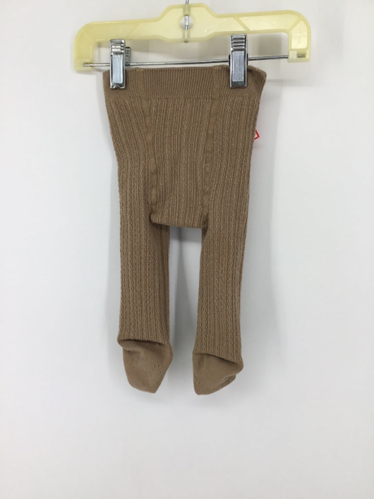 brandless Child Size 6-12 Months Tan Tights - girls