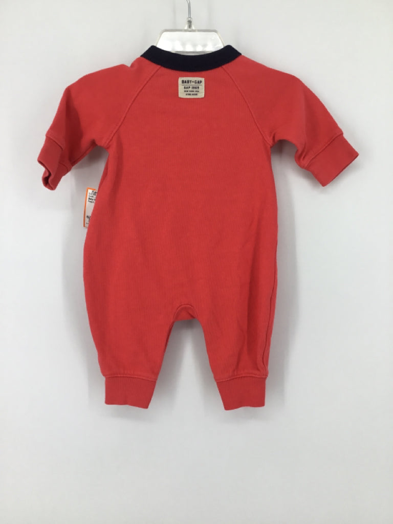 Baby Gap Child Size 0-3 Months Red Dog Outfit - boys