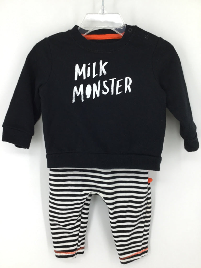Cat & Jack Child Size 6-9 Months Black Halloween Outfit