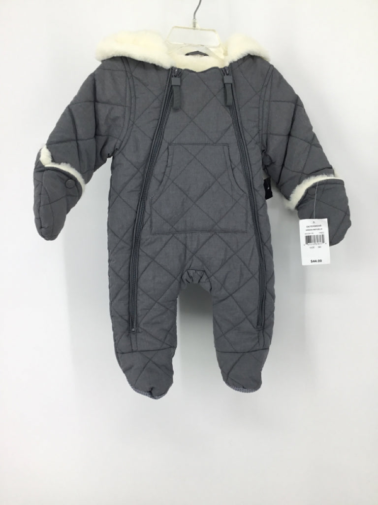 Urban Republic Child Size 3 Months Gray Solid Outerwear - boys