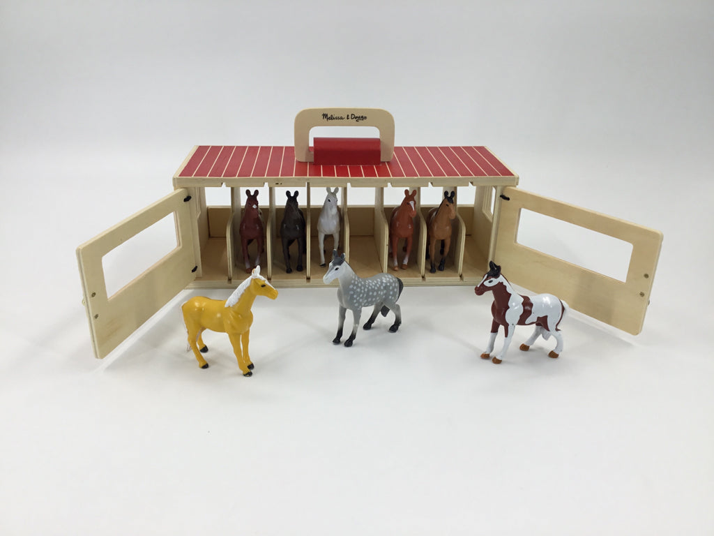 Melissa & Doug Take Along Show Horse Stable