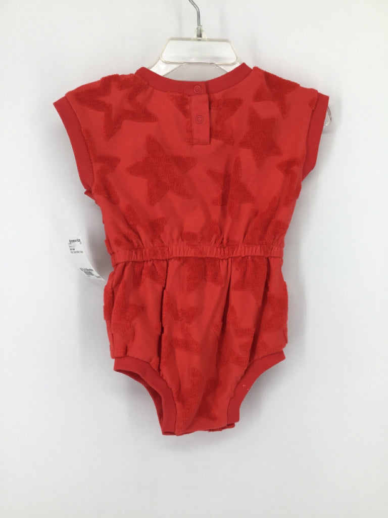 Cat & Jack Child Size 6-9 Months Red Stars & Stripes Outfit