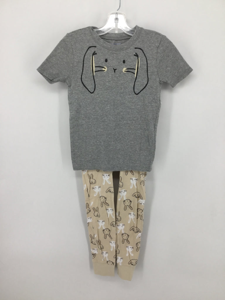 Old Navy Child Size 8 Gray Easter Pajamas
