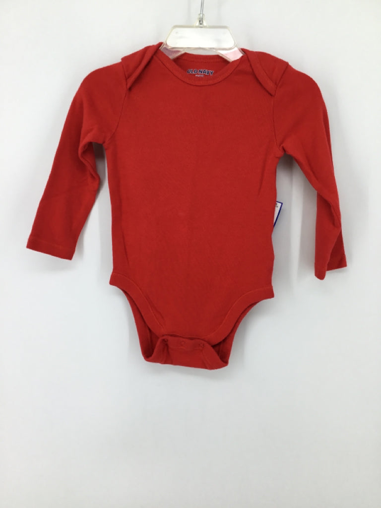 Old Navy Child Size 12-18 Months Red Onesie