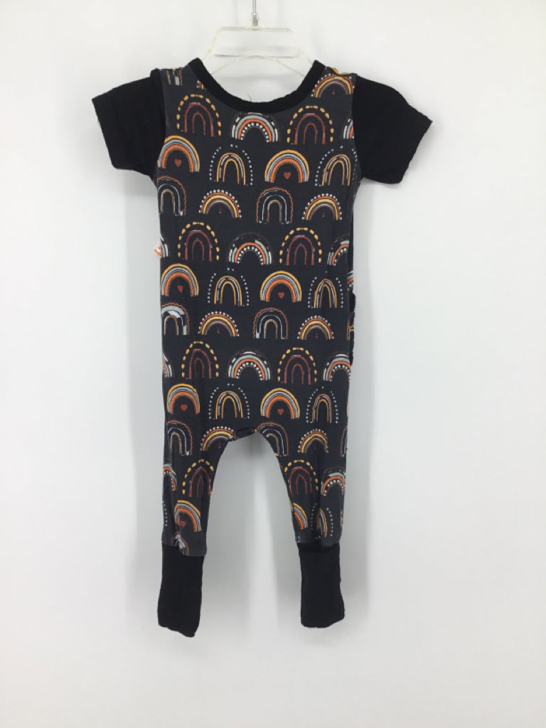 Ready Set Child Size 0-6 Months Black Print Outfit - boys