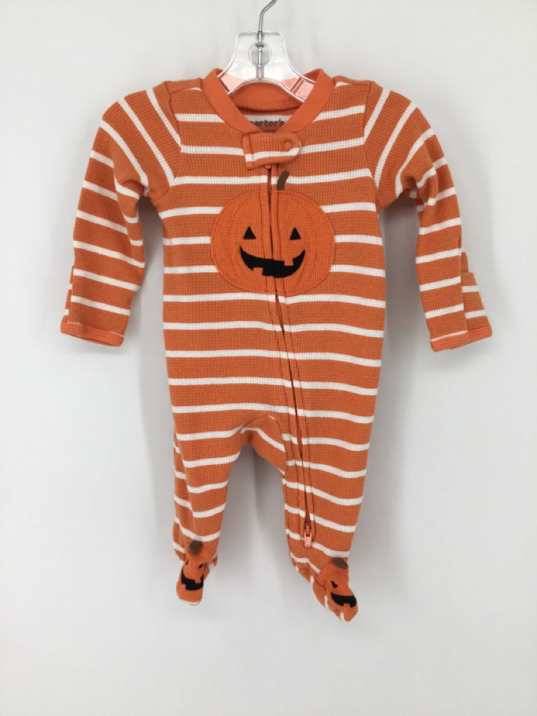 Just One You Made by Carters Child Size Newborn Orange Halloween Sleeper