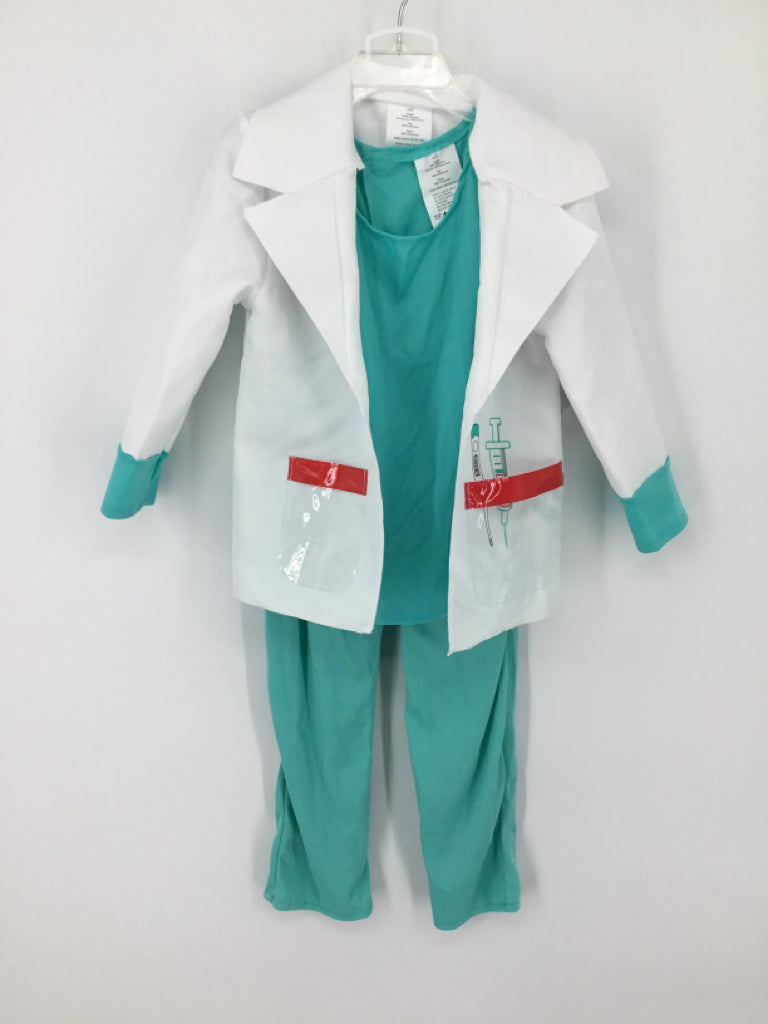 brandless Child Size 4 White Doctor Halloween Costume