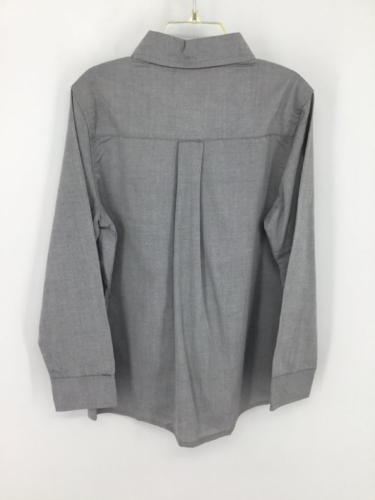 Andy & Evan Child Size 7 Gray Solid Shirt - boys
